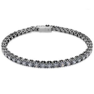 Elegant Silver Tennis Bracelet